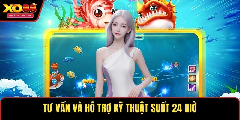 Tư vấn và hỗ trợ kỹ thuật suốt 24 giờ